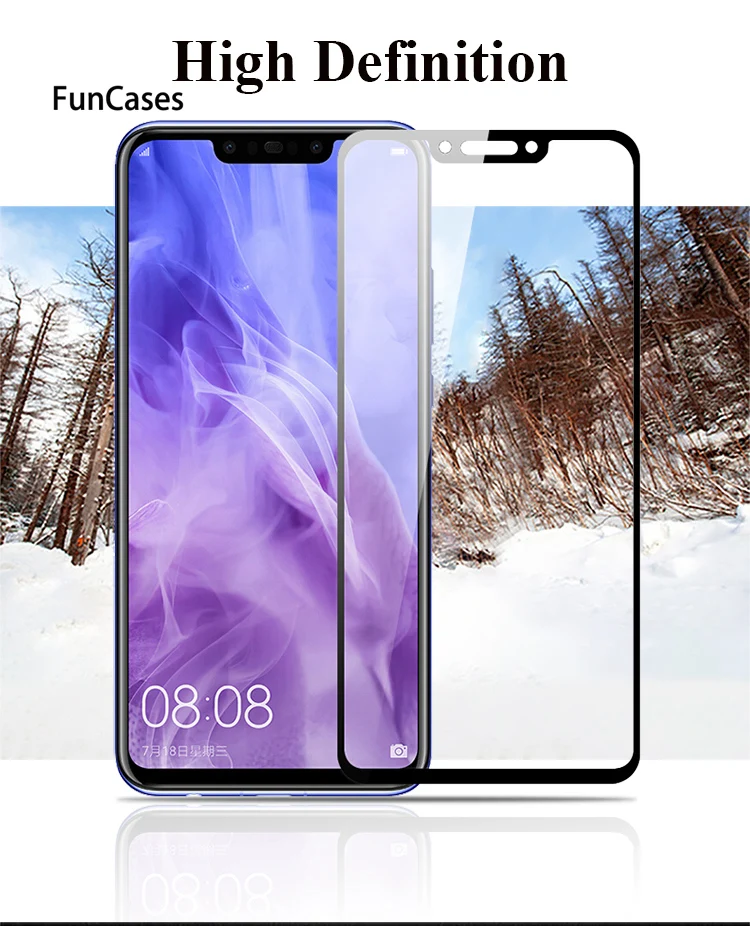 Nova 3 3i черный/белый полное покрытие из закаленного стекла протектор экрана для