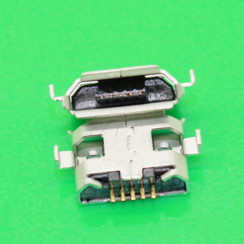 Медная Розетка Micro USB YuXi с разъемом MK5P микроusb 5 P ножек для сотового