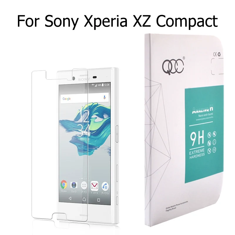 Лучшая Противоударная Защитная пленка для экрана Sony Xperia X компактная стеклянная
