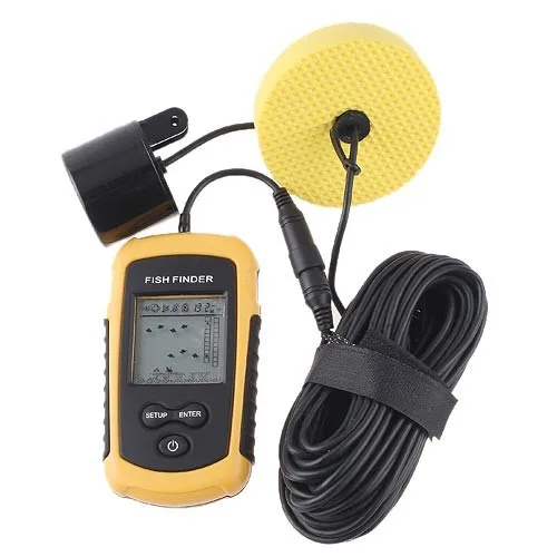 2016 Hot Waterproof Portable Fish Finder Depth Sonar Sounder Alarm Transducer Fishfinder 100m Echo Deeper | Спорт и развлечения