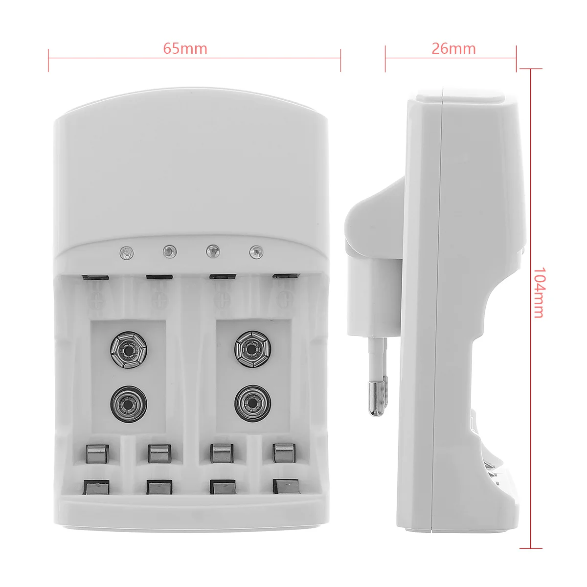 Быстрое зарядное устройство с ЖК дисплеем и функцией разряда для перезаряжаемых