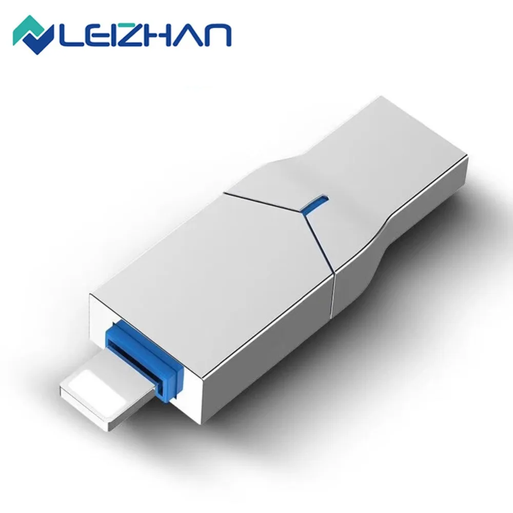 Leizhan USB кабель для адаптера Lightning флэш накопитель iphone xr камеры одноступенного
