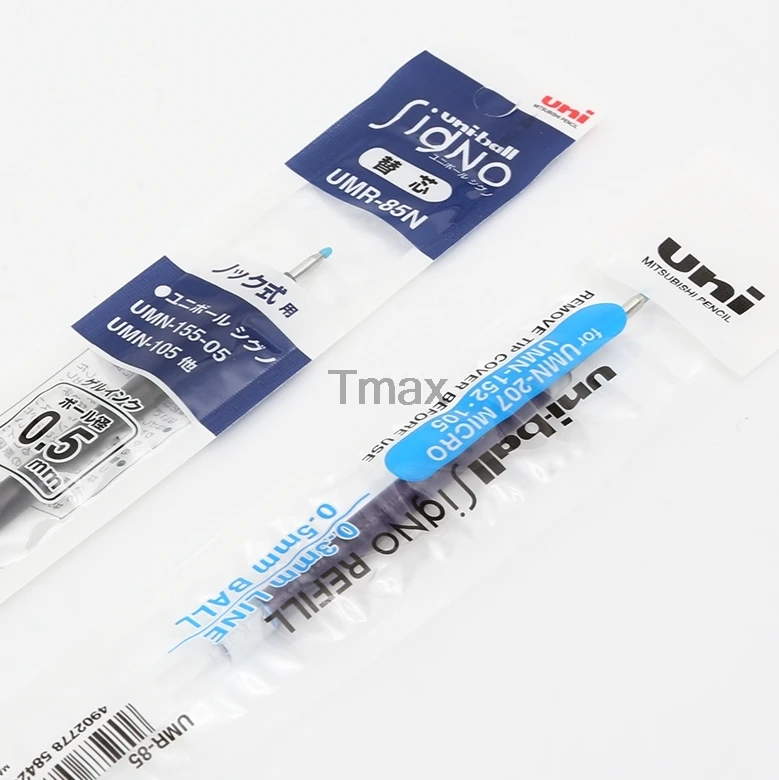 6 шт./лот Mitsubishi Uni UMN 105 stylo 0 5 мм ручка с заправляемым стержнем мяч SignoRetractable гелевыми