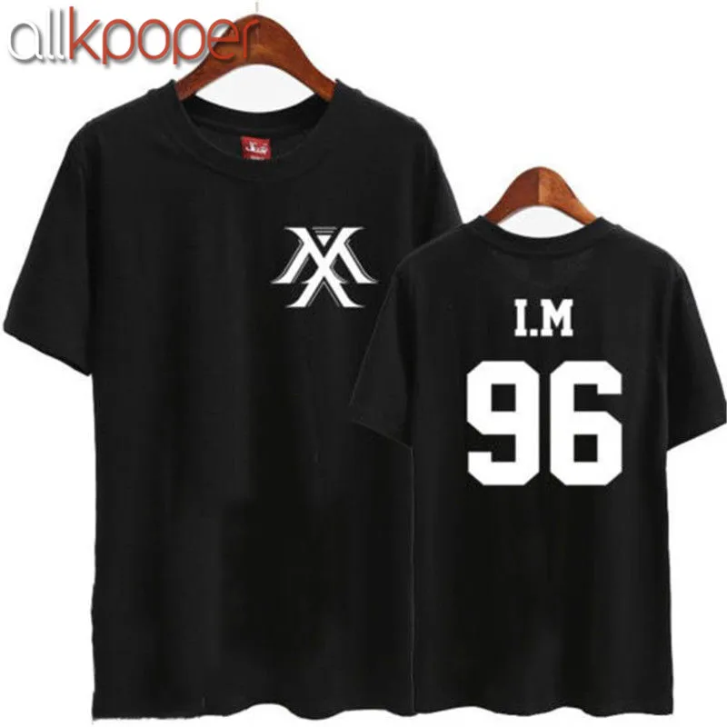 ALLKPOPER Kpop MONSTA X Футболка в стиле MINHYUK футболка унисекс хлопок IM KIHYUN WONHO|kpop t-shirt|t-shirt