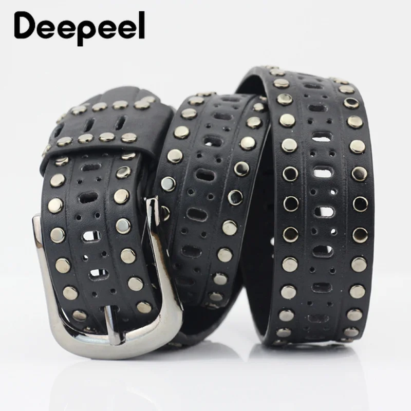 Deepeel 1 шт. 3 6*103 см модные заклепки декоративный ремень из искусственной кожи ремни