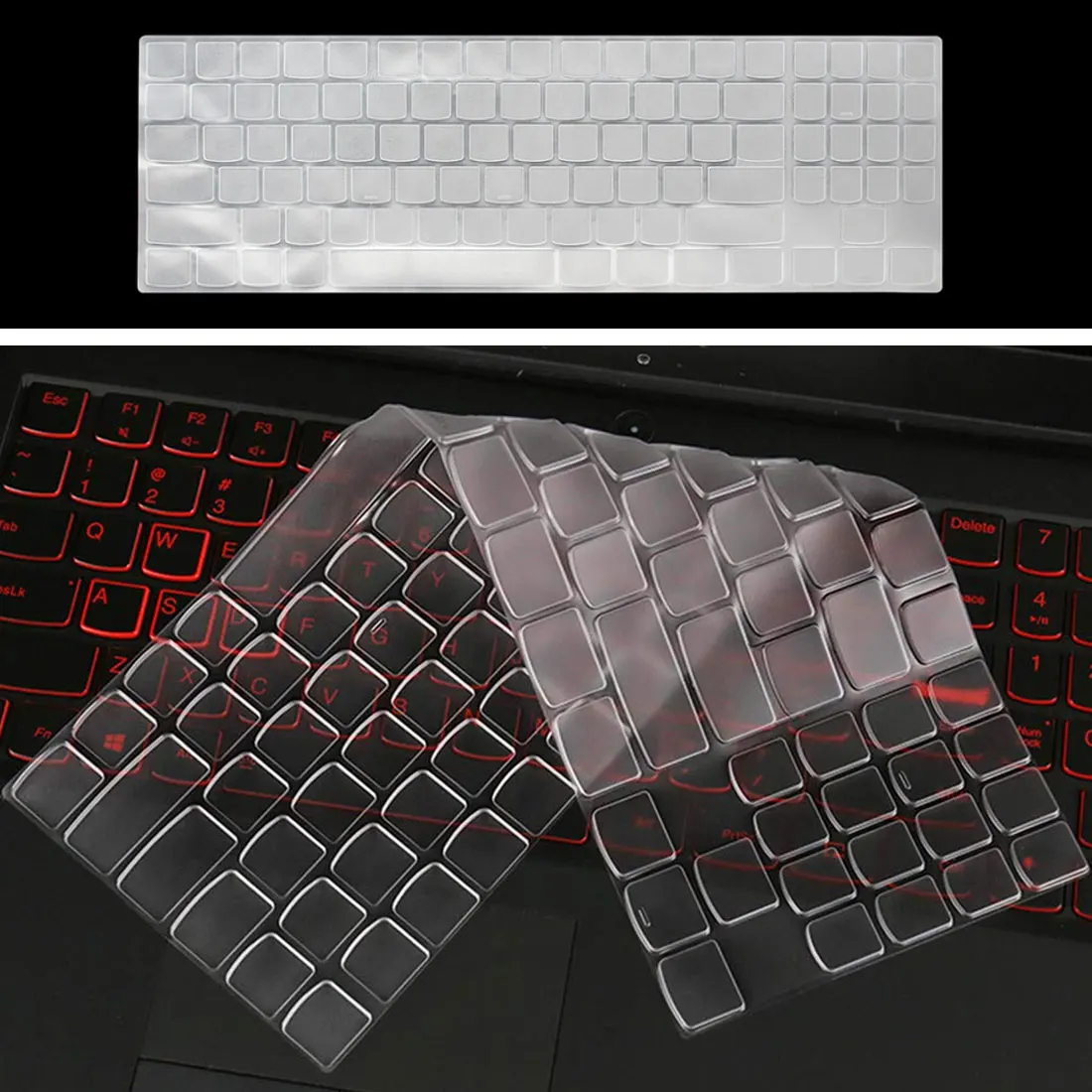 Водонепроницаемая Защитная пленка для клавиатуры lenovo Y530 Y520 Y720 R720 Силиконовая Защитная пленка для клавиатуры