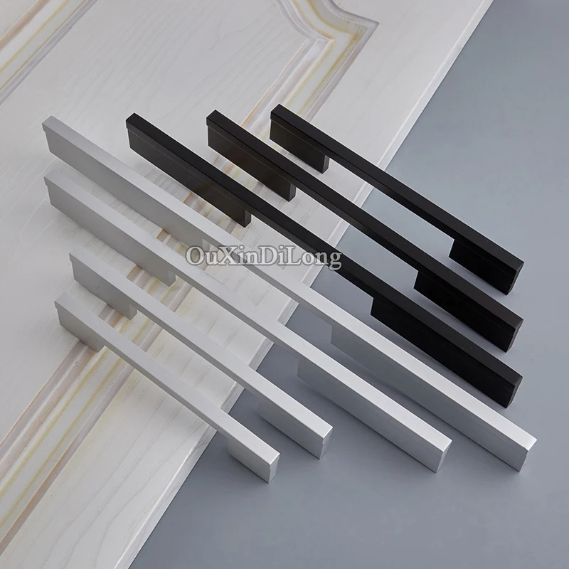 

Top Designed 6PCS European Cabinet Pulls Handles Cupboard Wardrobe Drawer Cabinet Kitchen Door Handles&Knobs Furniture Hardware
