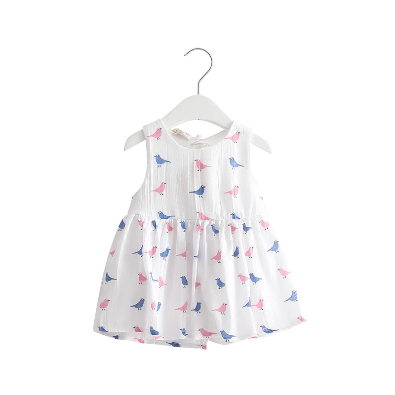 Детские платья с принтом для девочек летняя детская одежда большим бантом От 0 до