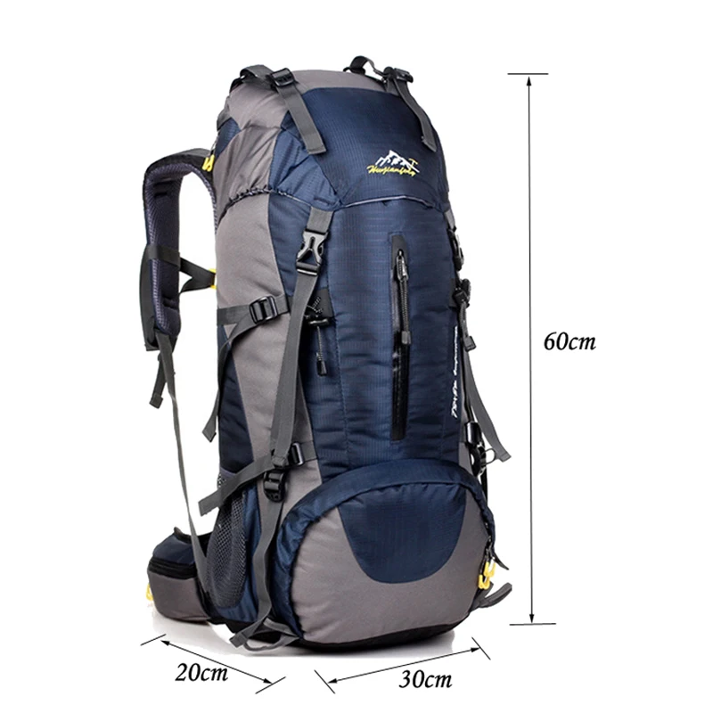 Водонепроницаемый туристический рюкзак 45 + 5 л спортивный для женщин и мужчин