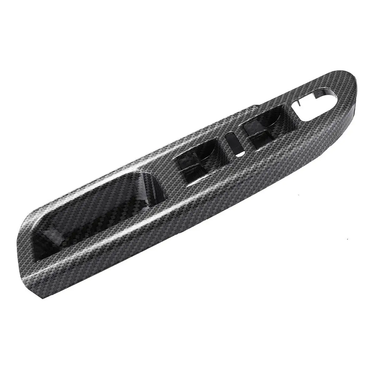 Carbon Fiber 3C1867171 Мастер Окно Зеркало Переключатель Панель отделка рамка Крышка для VW Passat B6 4 двери 2006 2007 2008 2009 2010 3C1 867 171 - Цвет: Carbon Fiber
