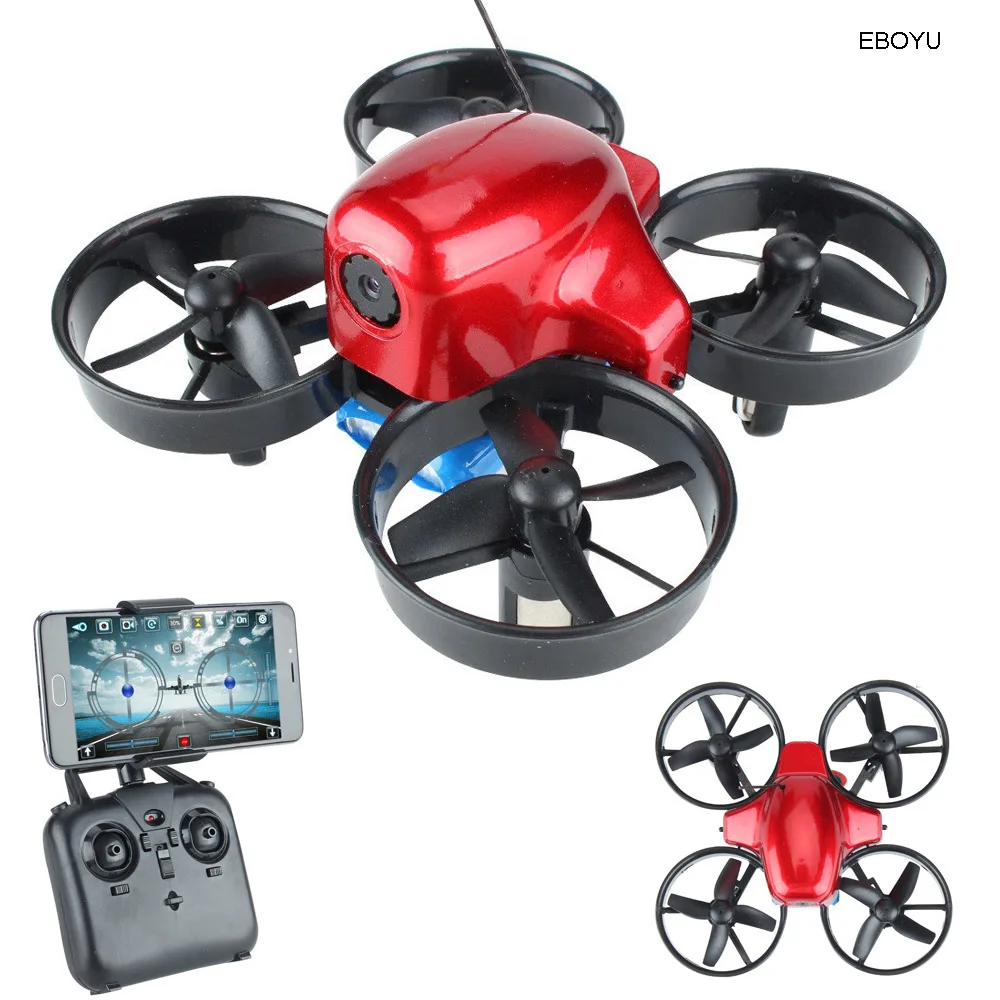 Радиоуправляемый Дрон EBOYU SG100 с Wi-Fi FPV 0.3MP HD камерой, удерживающий высоту, обучающий Радиоуправляемый квадрокоптер, Дрон, игрушка