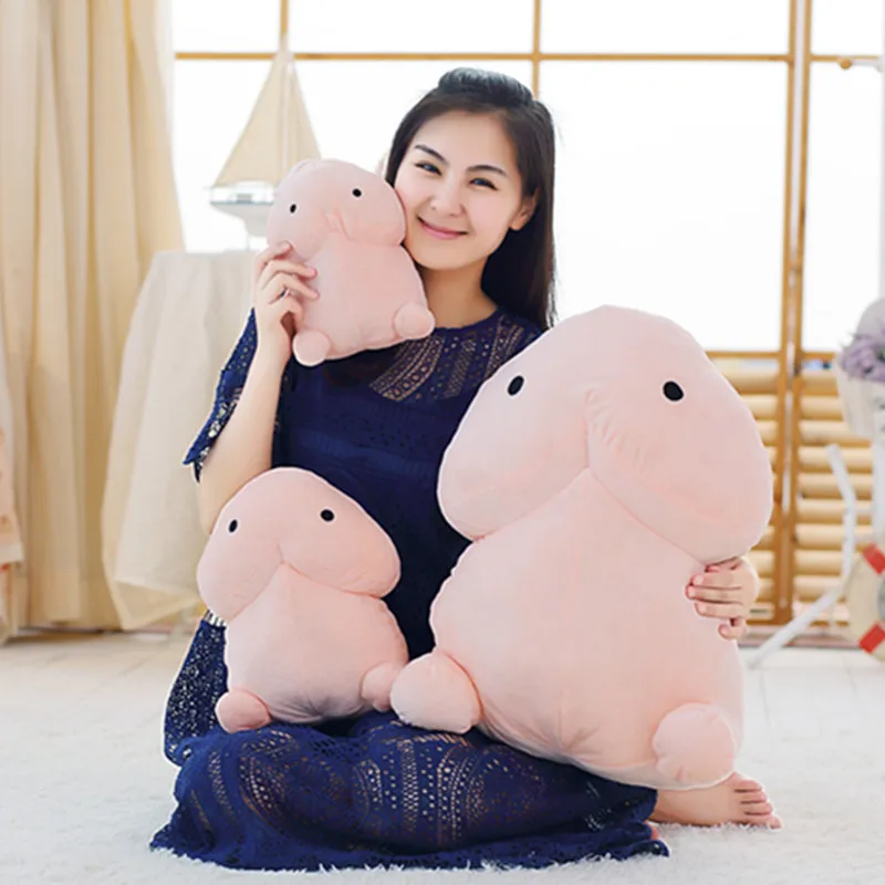 Высота каблука 10 см Творческие Плюшевые пенис игрушка кукла забавные мягкие