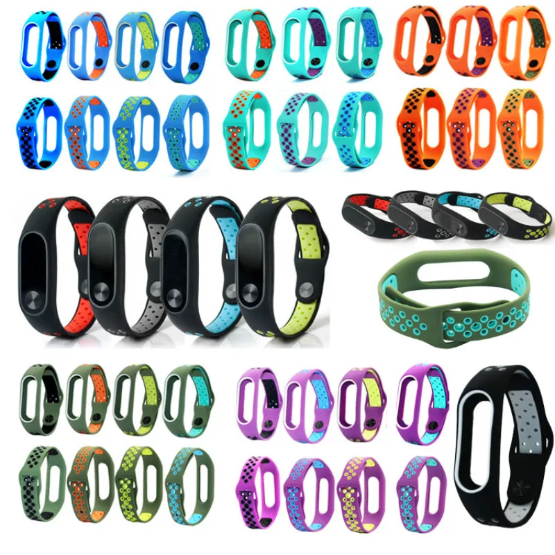 Браслет ZUCZUG для Xiaomi Mi Band 2 силиконовый ремешок цветной сменный аксессуары