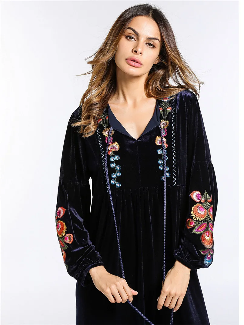 Золотой Бархат Повседневное длинные Саудовская Аравия халаты модные осень-зима