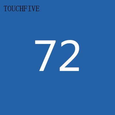 72 1 шт. TouchFive на выбор, 168 цветов, маркеры для эскизов, маркеры на спиртовой основе, набор цветных маркеров, товары для рукоделия, ручка для школы - Цвет: 72