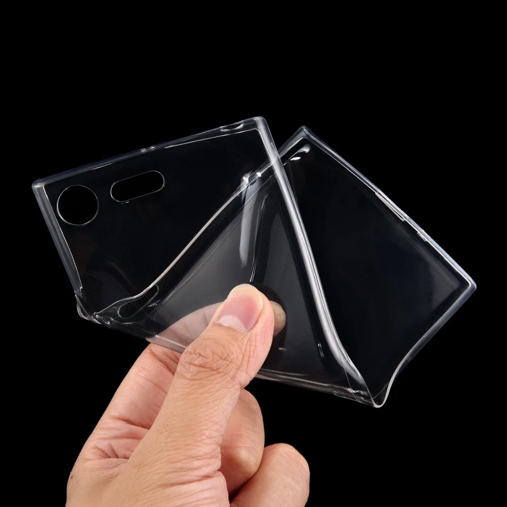 Ультратонкий Прозрачный чехол из ТПУ для Sony Xperia XZ Premium 0 75 мм прозрачный |