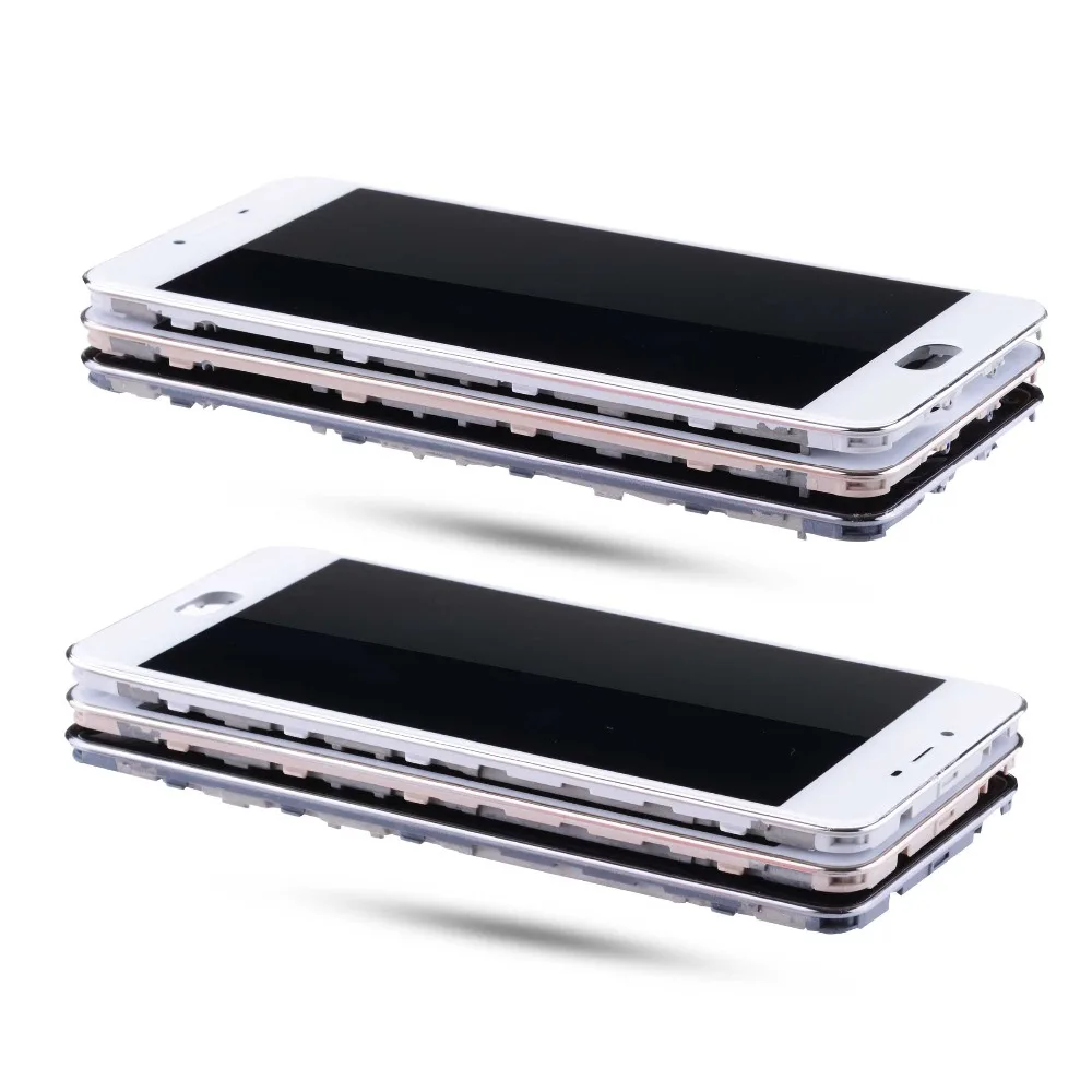 Дисплей для MEIZU M3S Y685H LCD в сборе с тачскрином на рамке Оригинал 5.0'' черный
