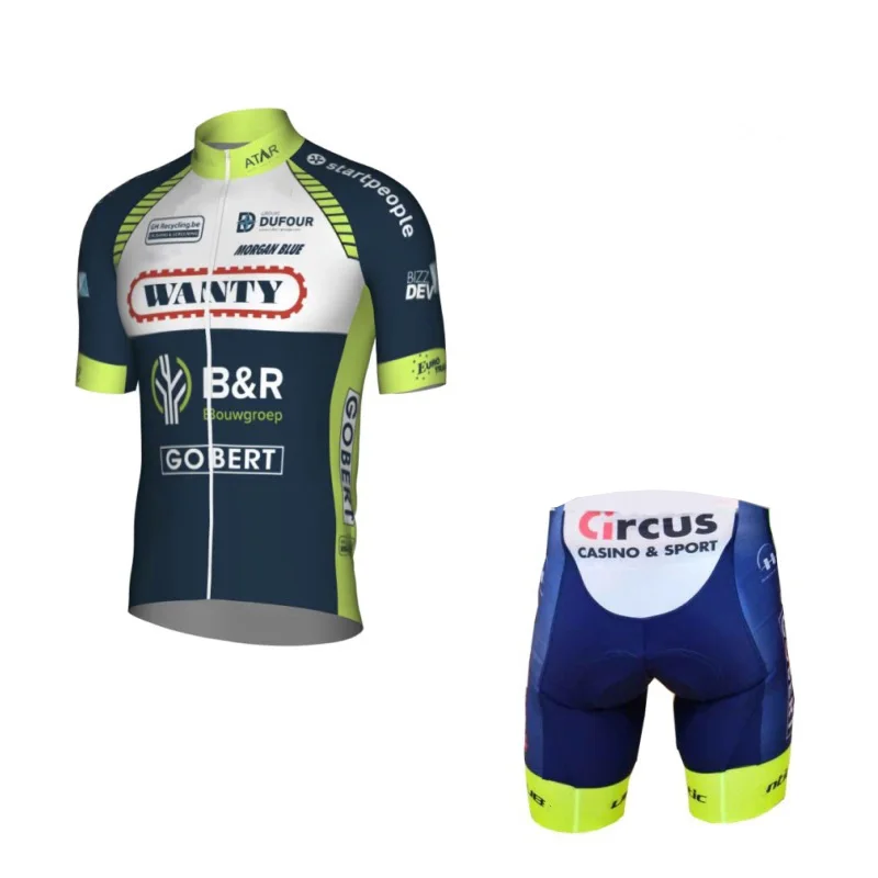 18 wanty no bib Pro team bardiani csf майки для велоспорта, комплекты летних велосипедных Майо, дышащая одежда для горного велосипеда, Ropa Ciclismo 9D гелевая подкладка - Цвет: 18 wanty no bib