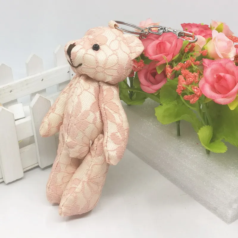 1 шт. 11 см кружевная одежда Мишка на шарнирах Urso De Pelucia Oso кукла сумка для сотового