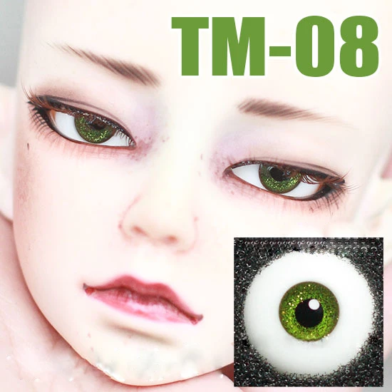 

BJD doll eyes glass eyeballs 14mm 16mm TM-08 for 1/6 1/4 1/3 BJD SD Uncle doll accessories doll eyes with eye box