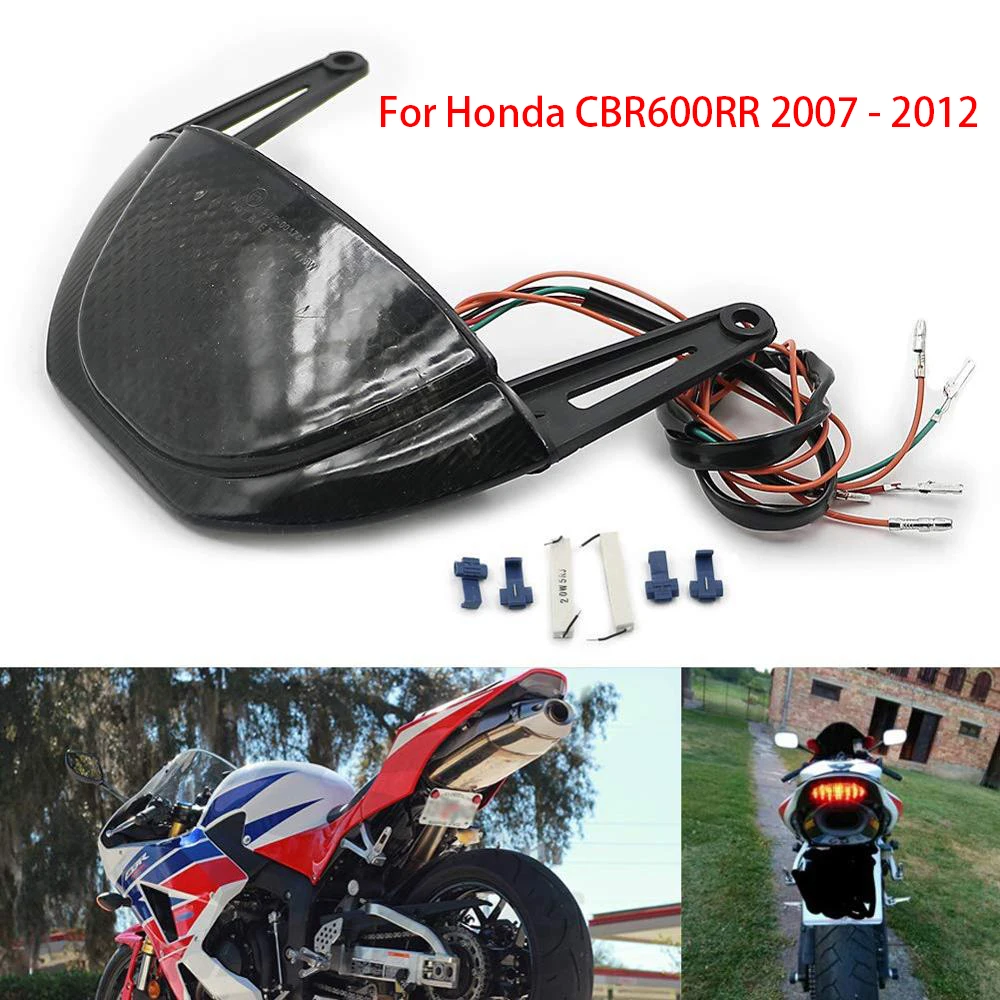 Задний светильник тормозной поворотники Встроенный для Honda CBR600RR 2007-2012 CBR 600 RR CBR600 600RR торможения хвост светильник