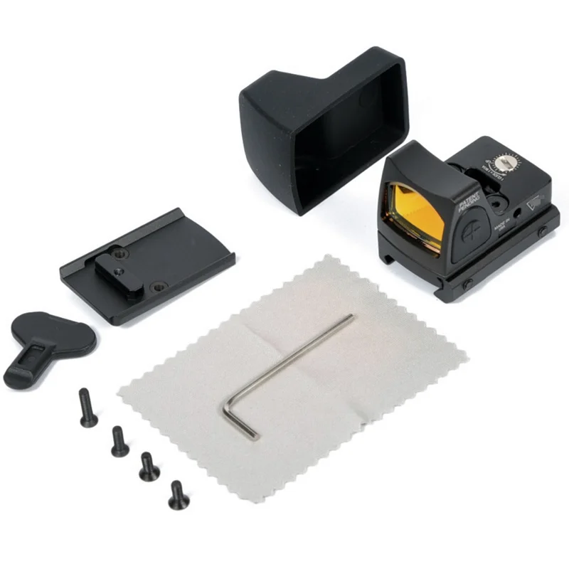 Тактический Мини прицел CQC для страйкбола RMR регулируемый рефлекс красный