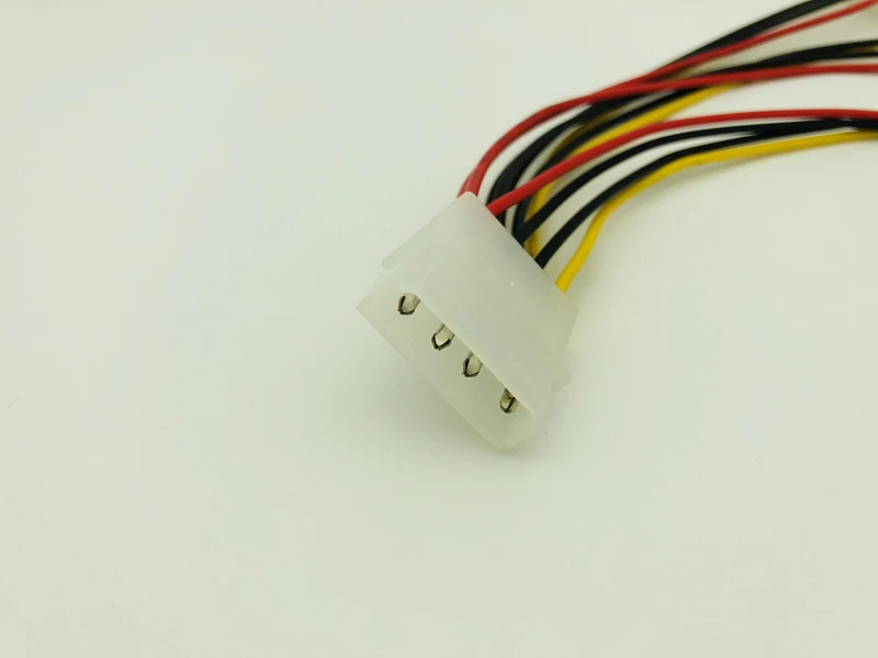 Кабели питания IDE 4-контактные Molex Male на 3 Female разветвитель адаптера Кабель-адаптер
