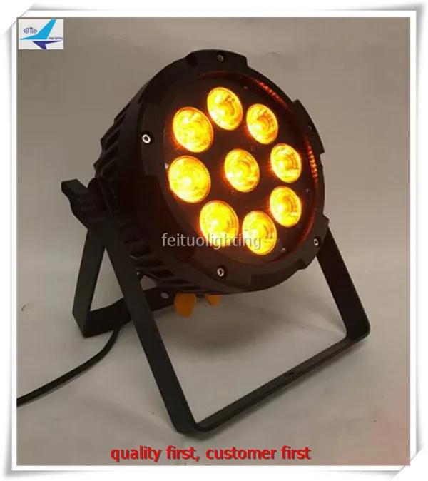 4/лот аккумулятор высокой мощности 9x18 Вт rgbwa uv 6 В1 wifi водонепроницаемый led par 64