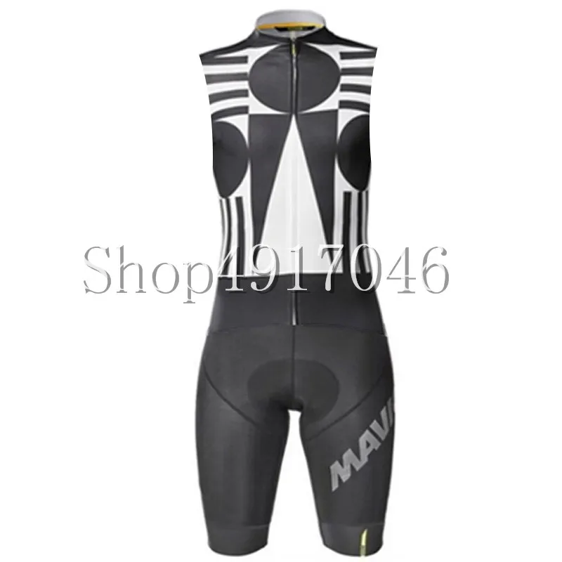 2 Mavic велосипедный трикотаж для триатлона без рукавов Skinsuit велосипедная одежда Pro анти-пиллинг велосипедная одежда для мужчин - Цвет: 2