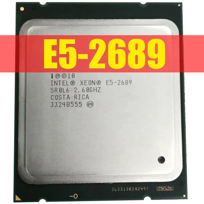 

Intel Xeon E5 2689 LGA 2011 2.6GHz 8 Core 16 Threads CPU Processor E5-2689 hay vender
