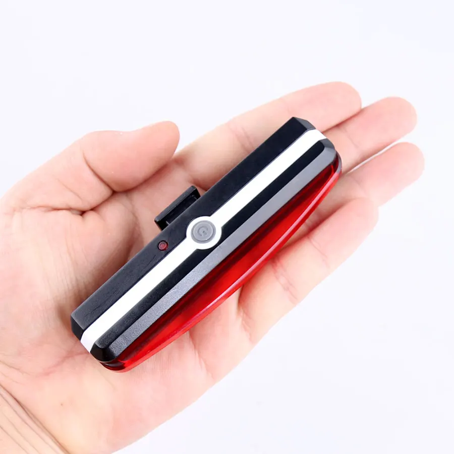 USB Перезаряжаемый задний велосипедный фонарь задний светильник Raypal Водонепроницаемый COB яркий светодиодный велосипедный легкий велосипед