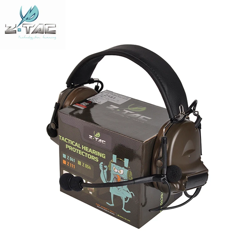 Z-Tactical Softair Comtac II Peltor гарнитура без шумоподавления функция связи Comtac 2 Наушники страйкбол