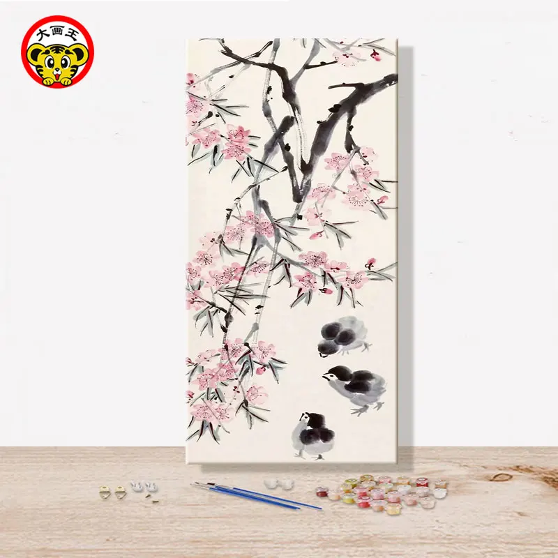80927 Рисование по номерам художественная живопись по номерам Qi BaishiFamous живописец сдавала классику знаменитая картина серия ручной работы пейзаж - Цвет: 80927