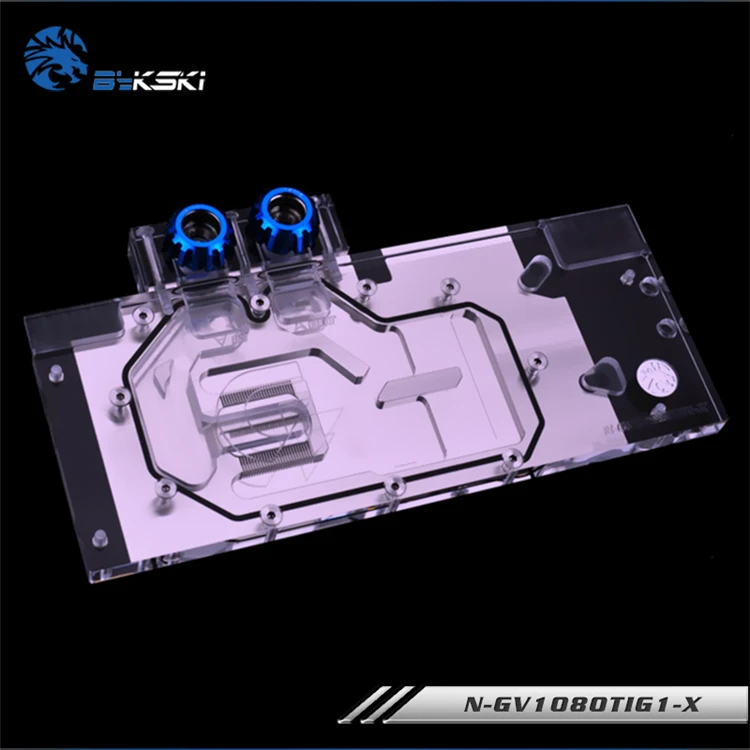 Bykski водный блок совместим с Gigabyte GTX 1080Ti Gaming OC 11G полное покрытие медным