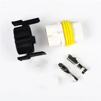 1set car motorcycle h11 waterproof ceramics connector diy male female quick adapter connector terminals plug kit