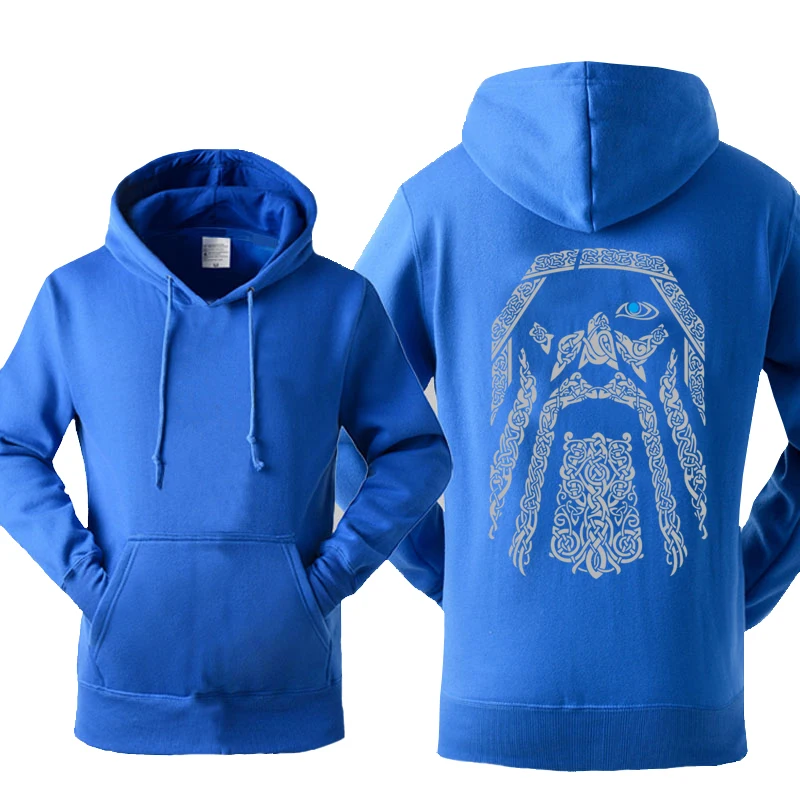 Толстовка Odin Vikings Мужская толстовка в стиле Харадзюку на весну и осень хип-хоп с