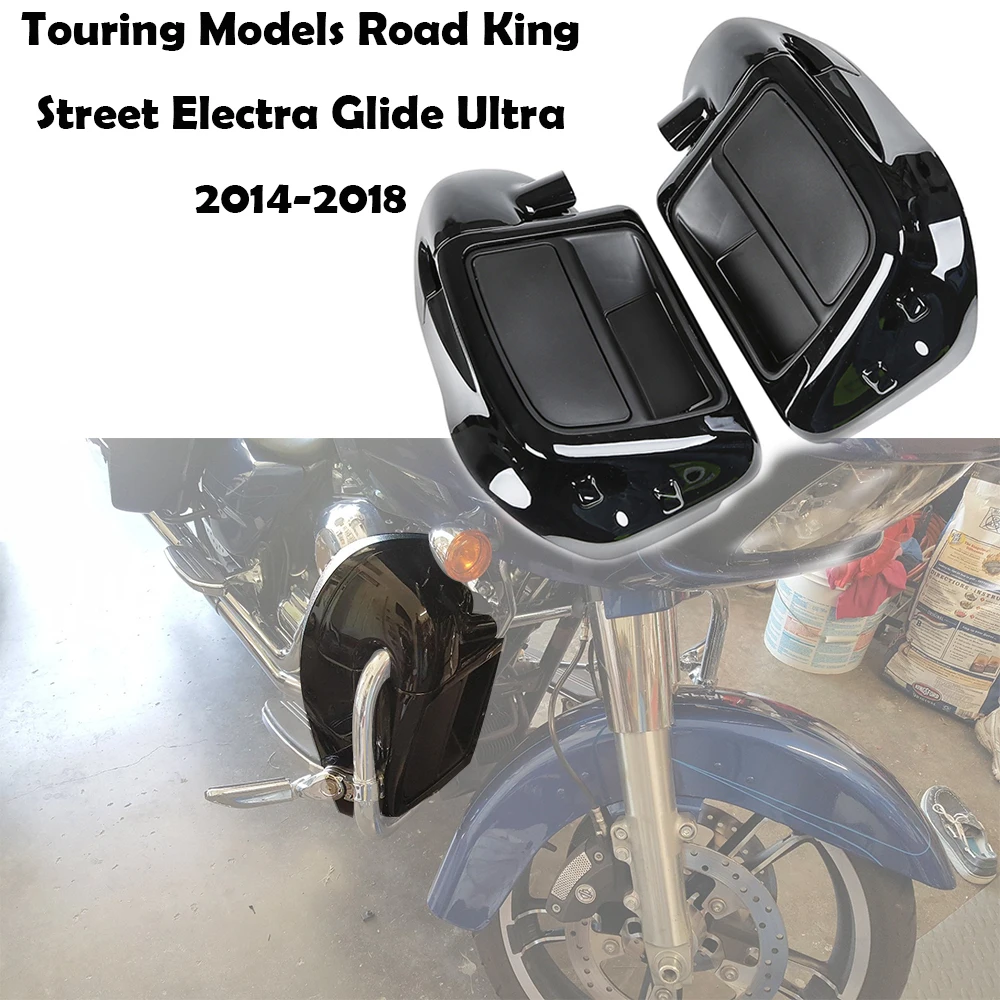 

KEMIMOTO For Road King Street Glide Electra Glide Ultra-Classic Lower Vented Leg Fairing Glove Box 2014-2018