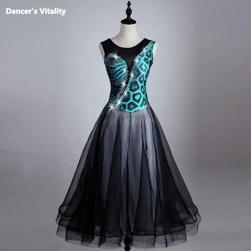 2017 Ballroom Dancing Dress Newest Design Woman Modern Waltz Tango Dance Dress/standard Ballroom  Competition  Costume