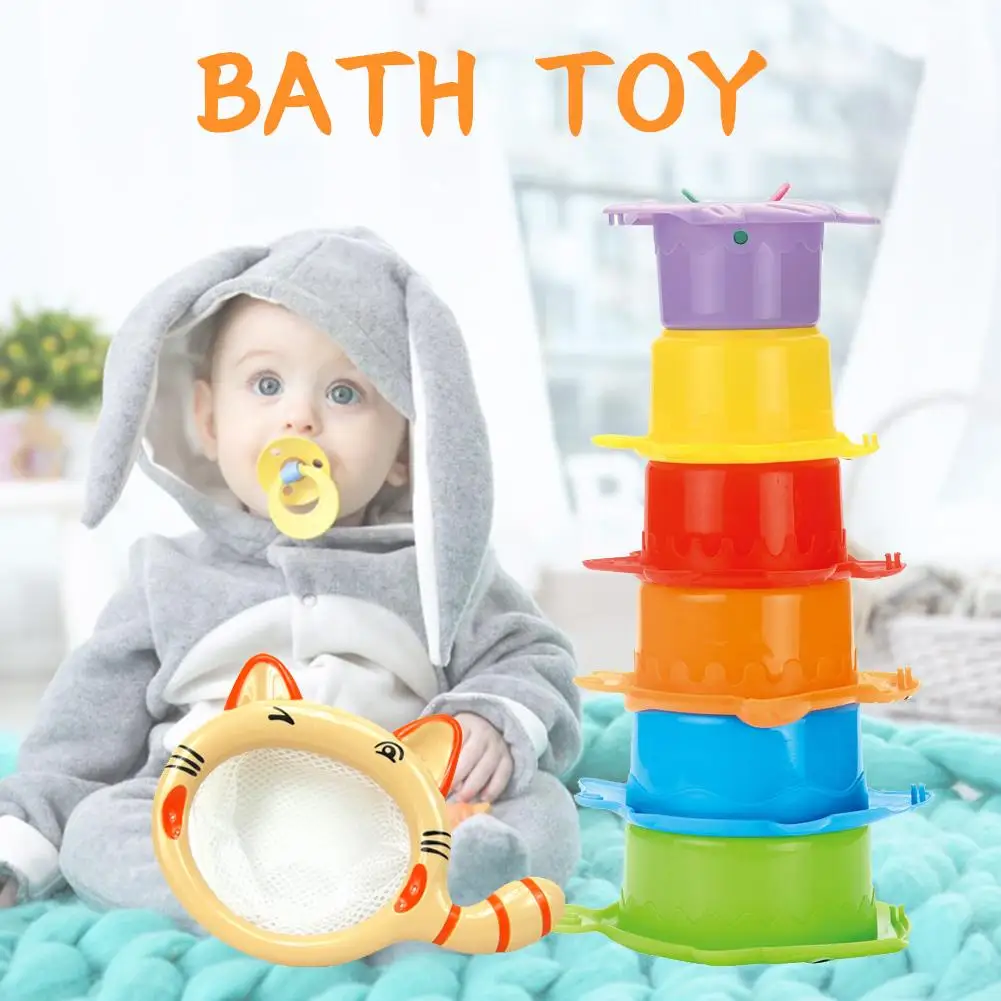 11 шт./компл. Baby Shower игрушки для ванной Бассейн Водные Игрушки мягкие плавающие