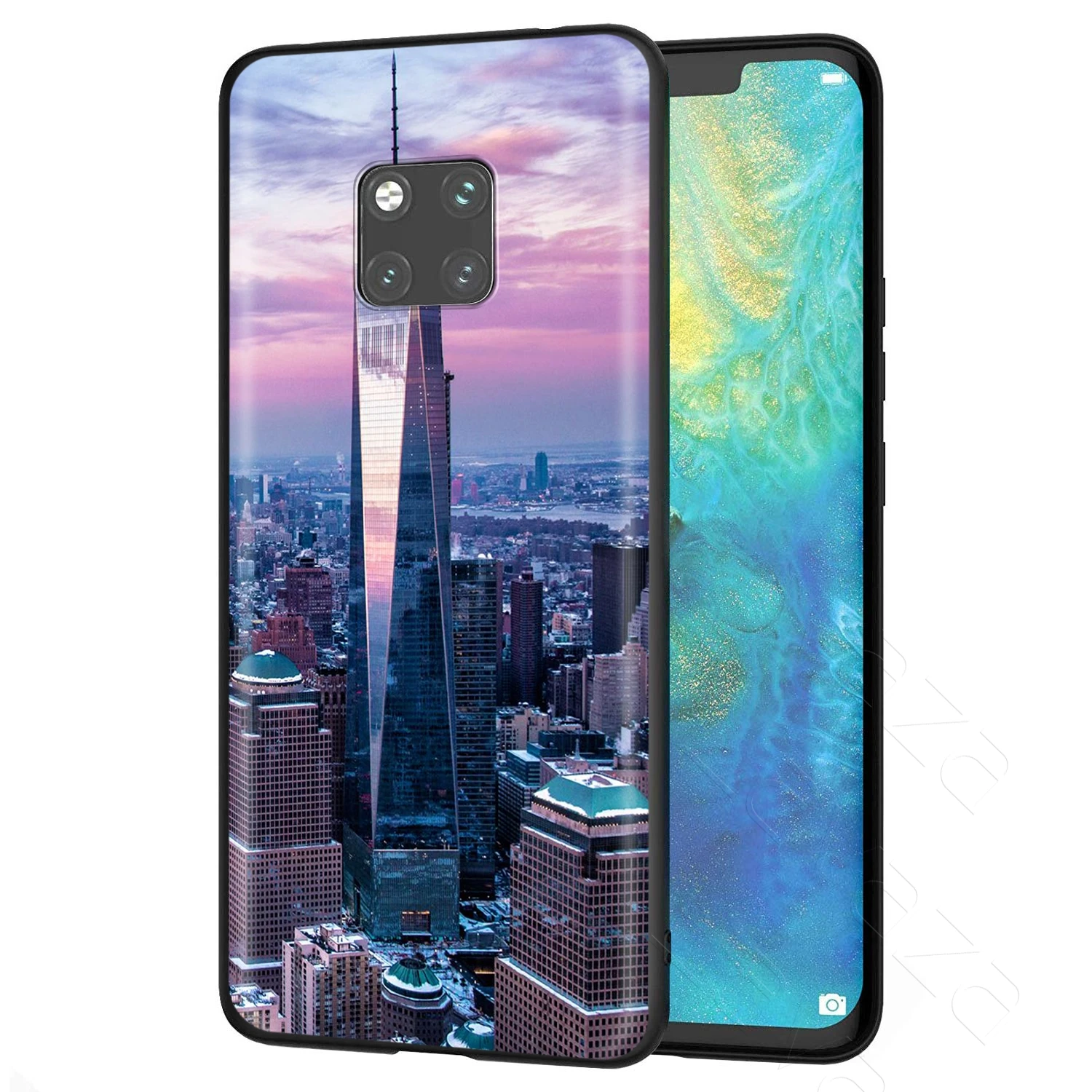 Чехол Lavaza NYC New York City для Huawei Mate Y7 Y9 P8 P9 P10 P20 P30 P40 Max Lite Pro P Smart Mini |