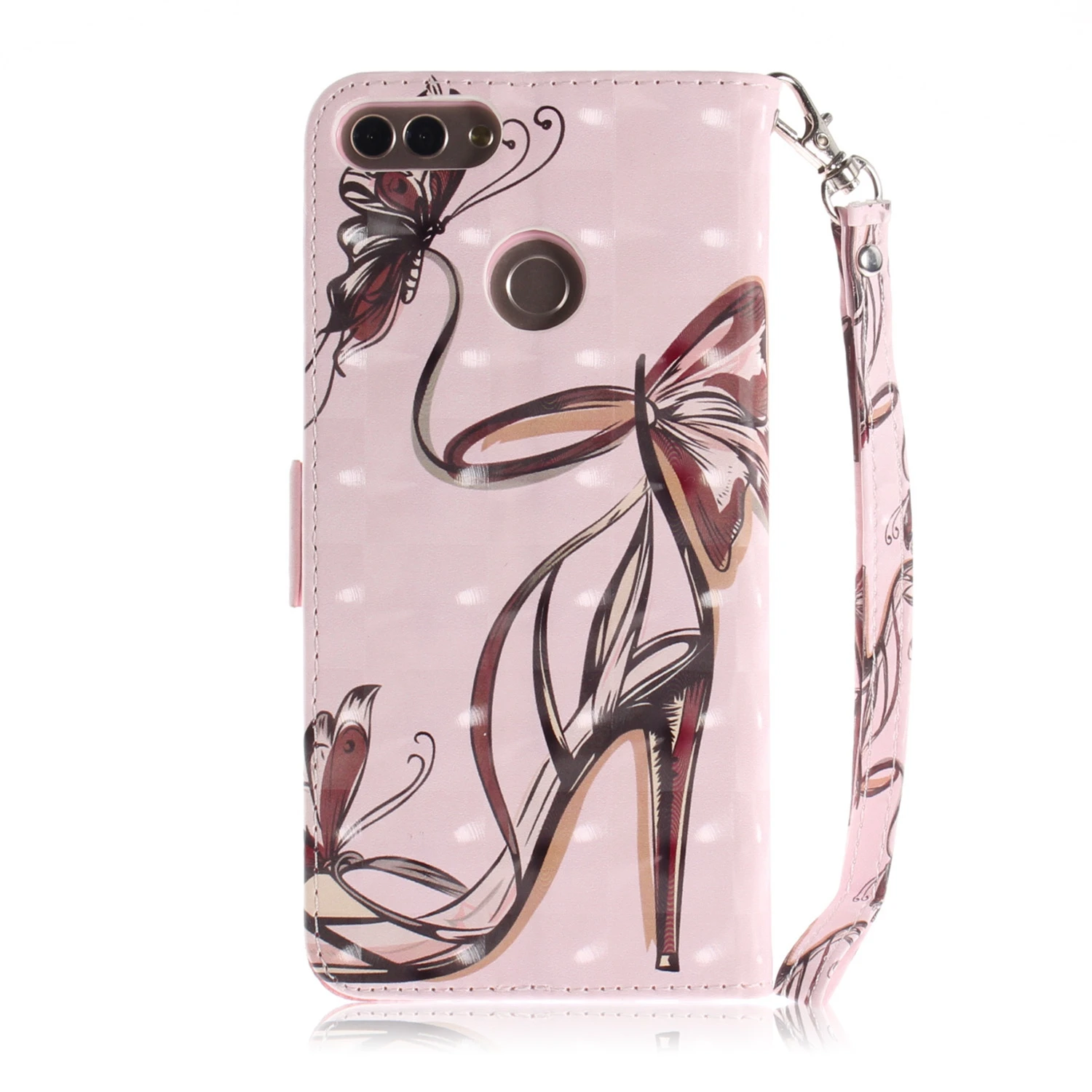 Чехол Кошелек для Huawei Y9 Y 9 2018 FLA LX1 LX2 кожаный чехол мобильного телефона 9Y яркая