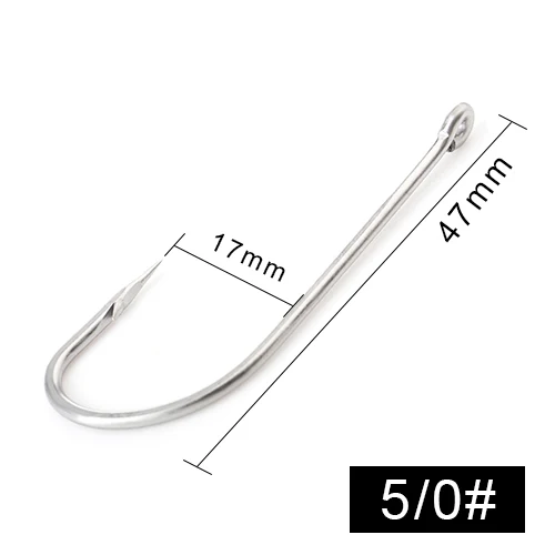 FTK 401SS OShauchness Stainess крючки 6/0#-1/0# с 25 шт. 1#-8# с 50 шт. для ловли карпа Anzol рыболовные снасти - Цвет: 5-0