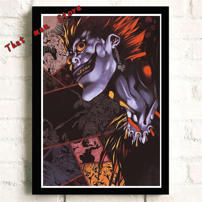 DEATH NOTE мультфильм анимация комиксы высокой четкости печати Плакат кафе украшения ребенок подарок на день рождения картины без рамки