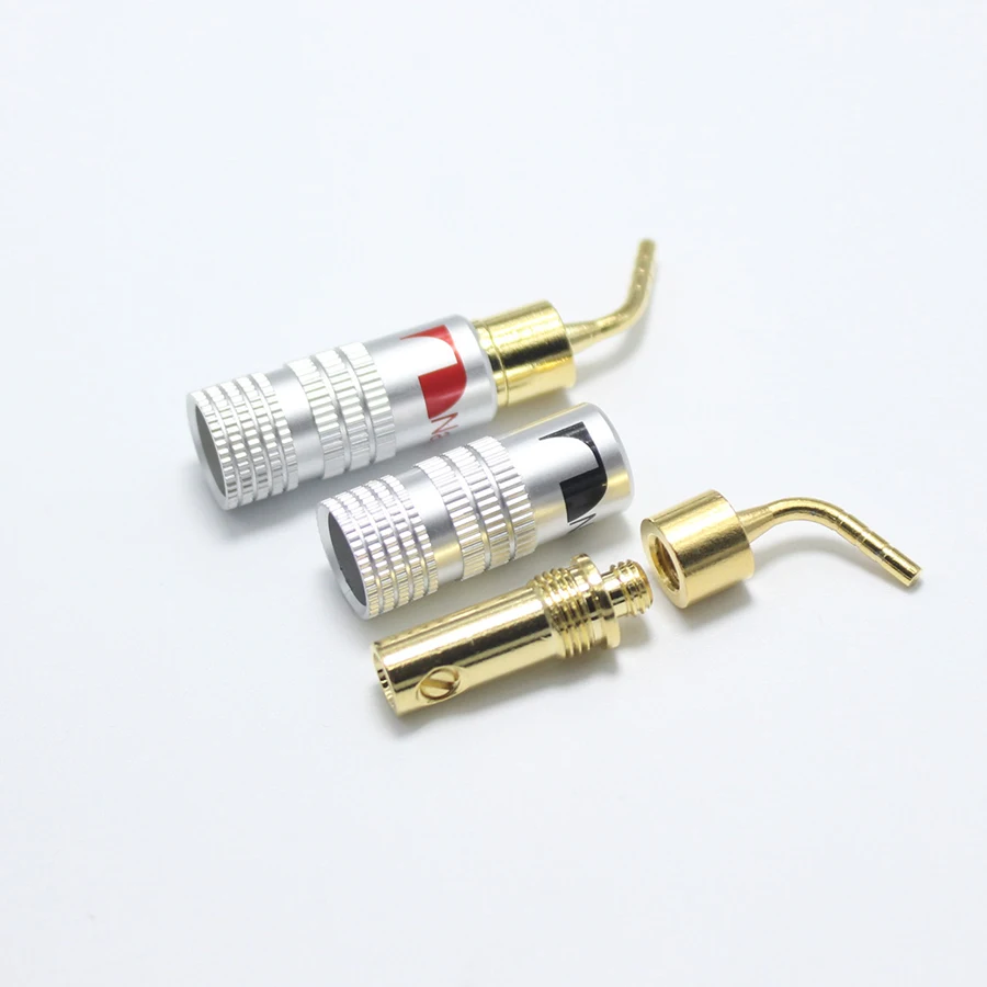4 шт./лот Высококачественный Новый 24K Gold Nakamichi булавка для динамика ангел 2 мм