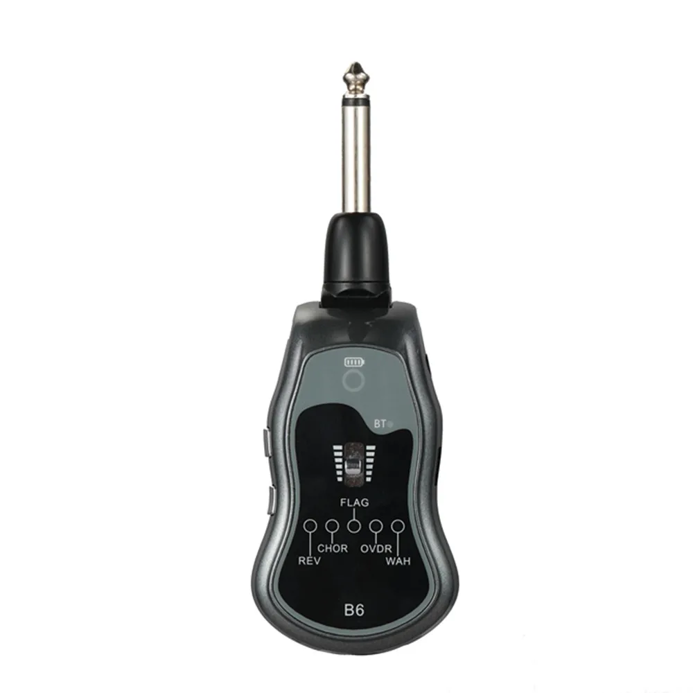 Gray 5 в 1 гитарные эффекты, bluetooth-передатчик, гитарный эффектор, электрогитара, REV-CHOR-FLAG-OVDR-WAH, переключение цикла, аксессуары - Цвет: Gray
