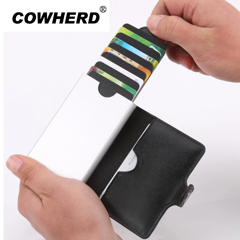 Тянущиеся каскадные кошельки Хит Мини Тонкий портативный ID банк держатели для карт женщин мужчин короткий