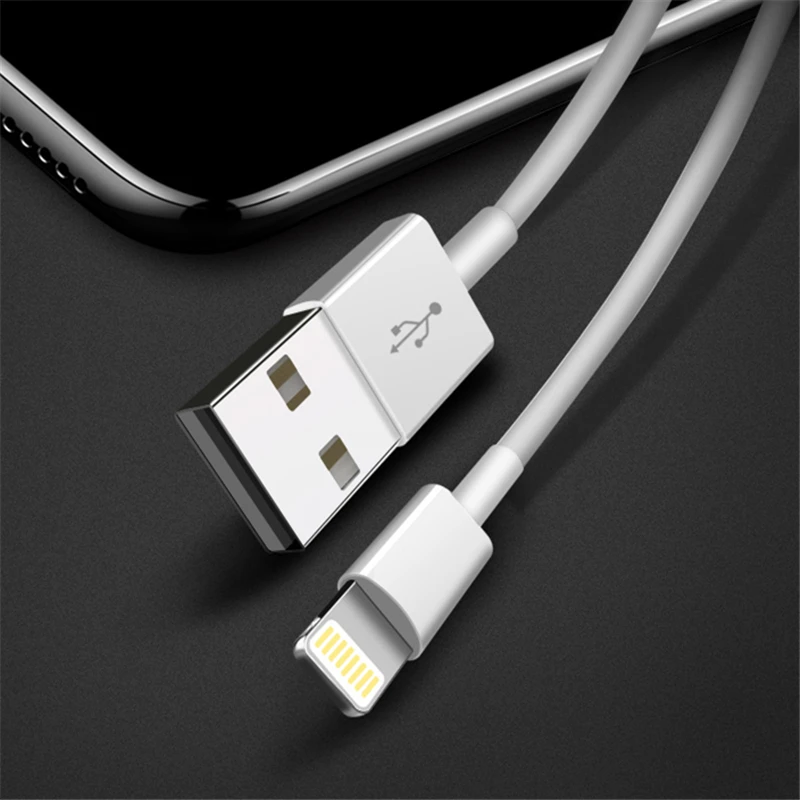 1 м 2 м 3 м USB кабель для зарядки iPhone 7 8 Plus X XS Max XR Быстрая зарядка USB кабель для передачи данных для iPhone 5 5S SE 6 6S Plus провод зарядного устройства