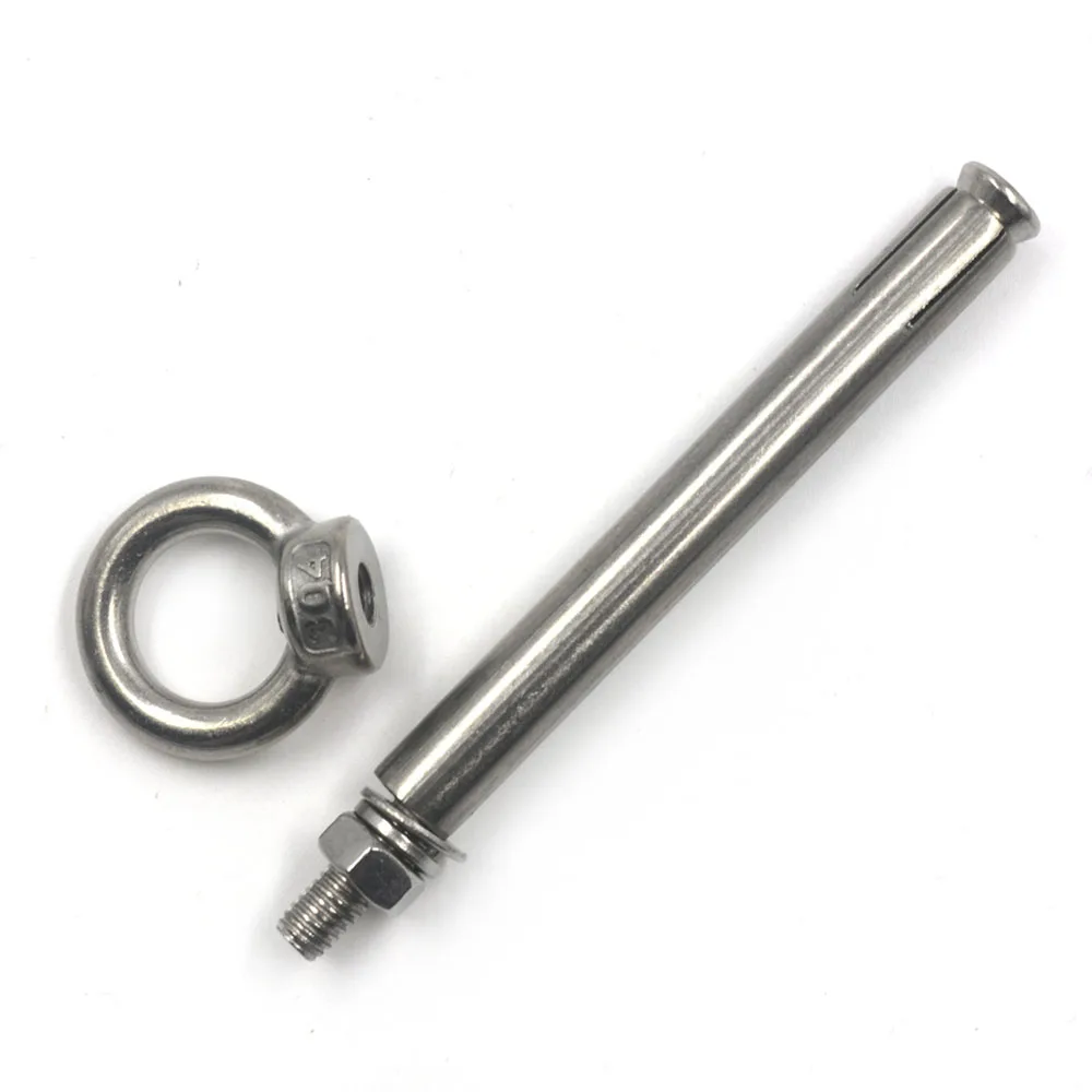 M6x70mm 304 кольцо из нержавеющей стали внутреннее расширение подъема Eyebolt упаковка 10