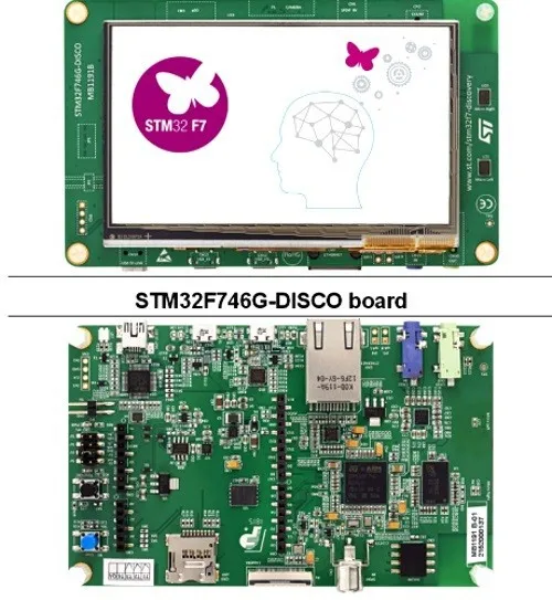 32F746GDISCOVERY STM32F7 набор для обнаружения с STM32F746NG MCU ST-LINK/V2-1 макетной платой | Игрушки и
