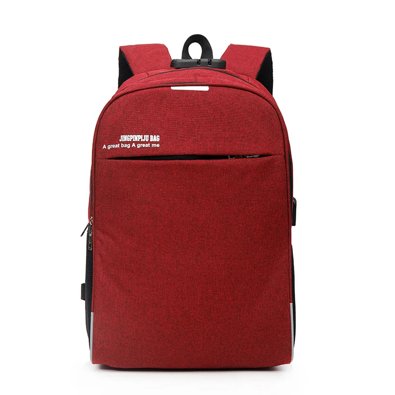 

USB Unisex Design Backpack Book Bags for School Backpack Casual Rucksack Daypack Oxford Canvas Laptop Fashion Man Backpacks